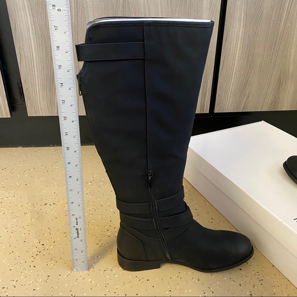 NEW Madden Girl Karmin Black Tall Boots Knee High - Picture 6 of 8
